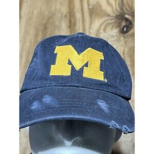 Michigan University Hat NCAA Football Retro Sport Reebok International @N1 S/M